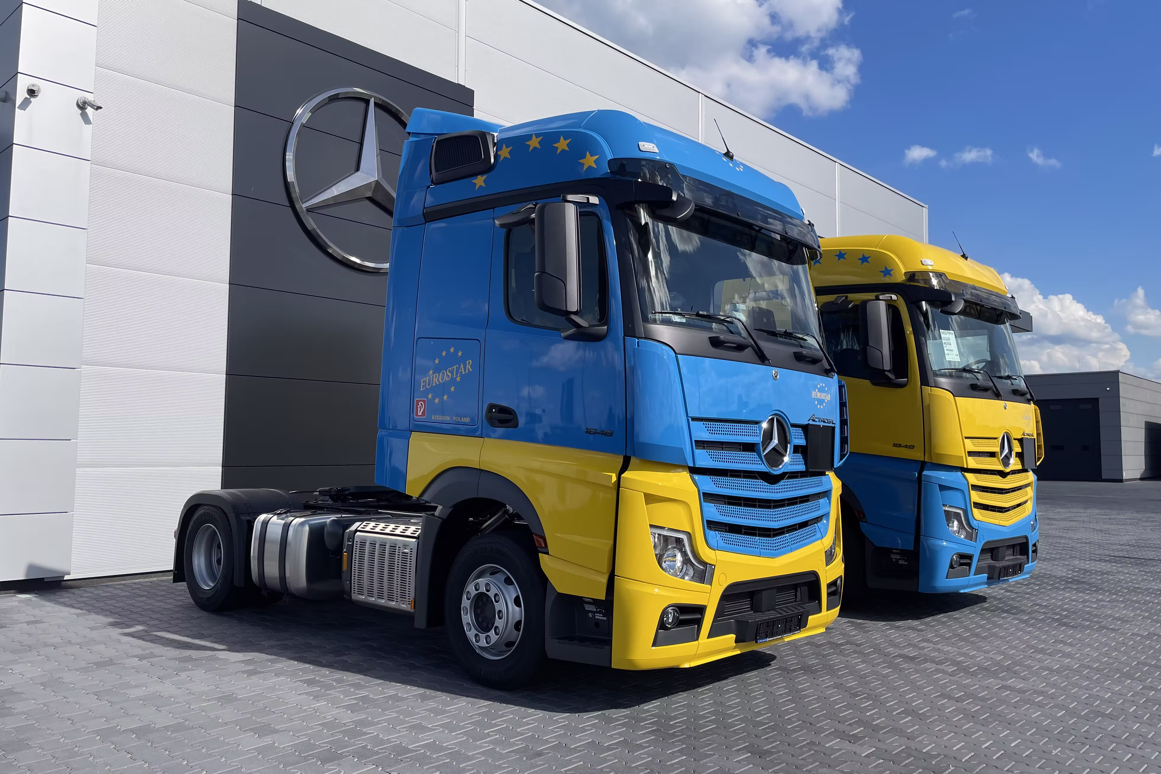 Mercedes-Benz Actros EUROSTAR jako część rozwijającej się floty transportowej